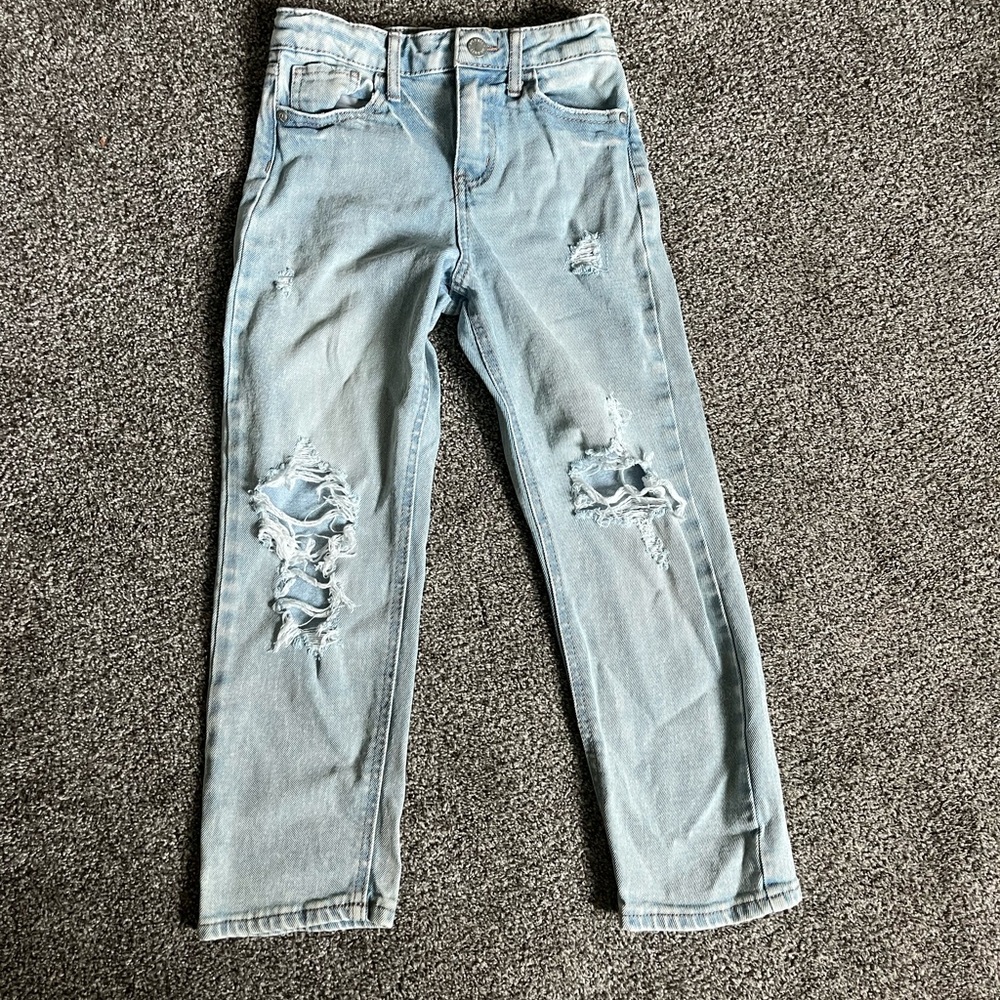 art class Light Blue Distressed Kids Jeans